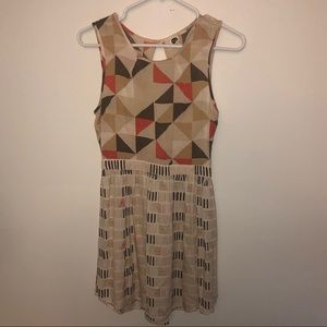 Roxy Geometric Sheer Beach Dress